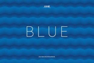 Blue Soft Abstract Wavy Backgrounds for Designers