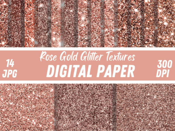 Elevate Your Projects with Rose Gold Glitter Backgrounds Patterns
