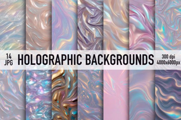Elevate Your Visuals: The Power of Holographic & Liquid Print Backgrounds