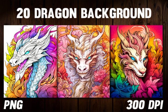 Enchanting Dragon Realms: A Designer's Guide to Dragon Backgrounds for Cover 4