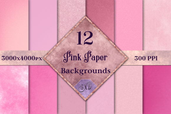 Exploring the Pink Paper Backgrounds Set: A Designer's Take