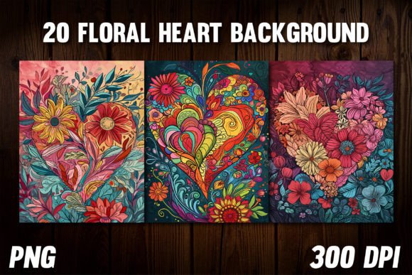 Floral Heart Backgrounds for Covers 1: A Creative Guide
