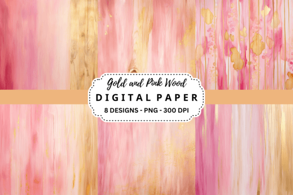 Gold and Pink Wood Backgrounds: A Designer's Texture Guide