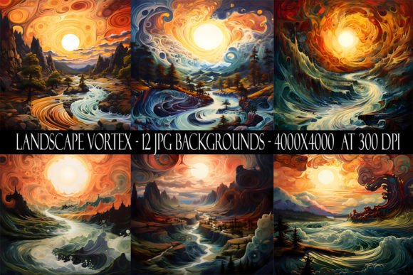 Landscape Vortex Backgrounds: A Guide to Dynamic Visuals