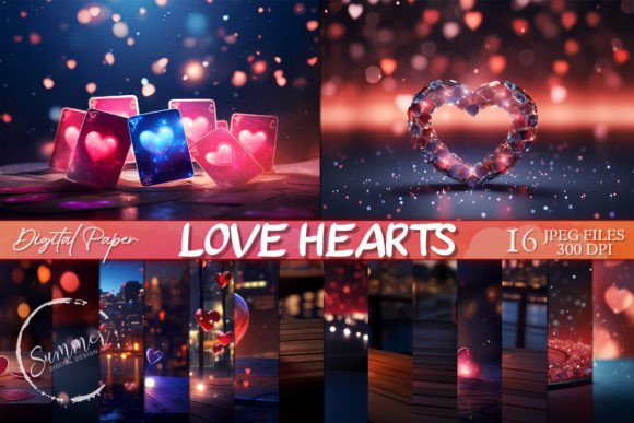 Love Hearts Valentine Cards Backgrounds: Beyond the Text