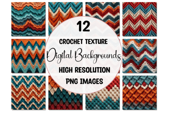 Teal Orange Crochet Texture Backgrounds: A Designer's Guide