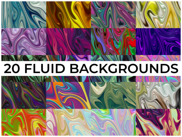 Transform Your Digital Canvas with 20 Fluid Backgrounds