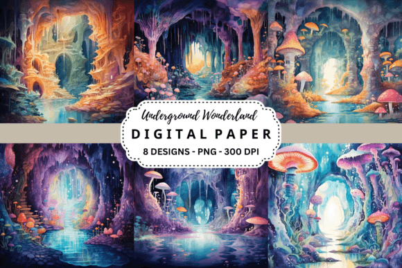 Underground Wonderland Backgrounds: Elevate Your Visual Projects