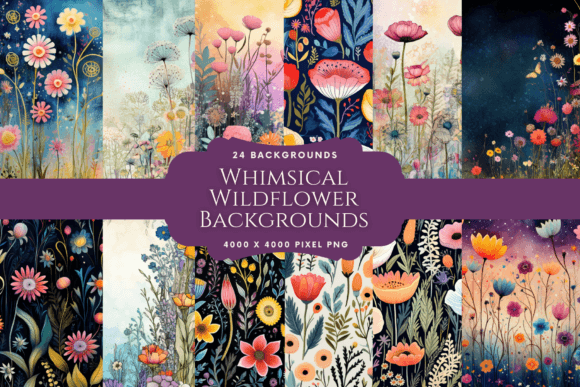 Whimsical Wildflower Backgrounds: A Designer's Secret for Instant Charm