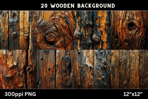 Wooden Digital Papers Backgrounds: Timeless Texture